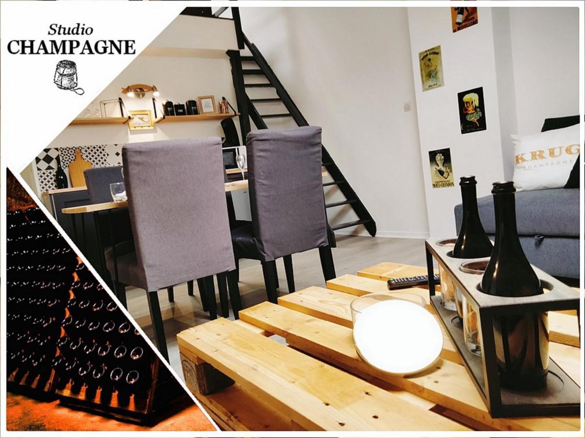Studio Champagne Apartamento Reims Exterior foto